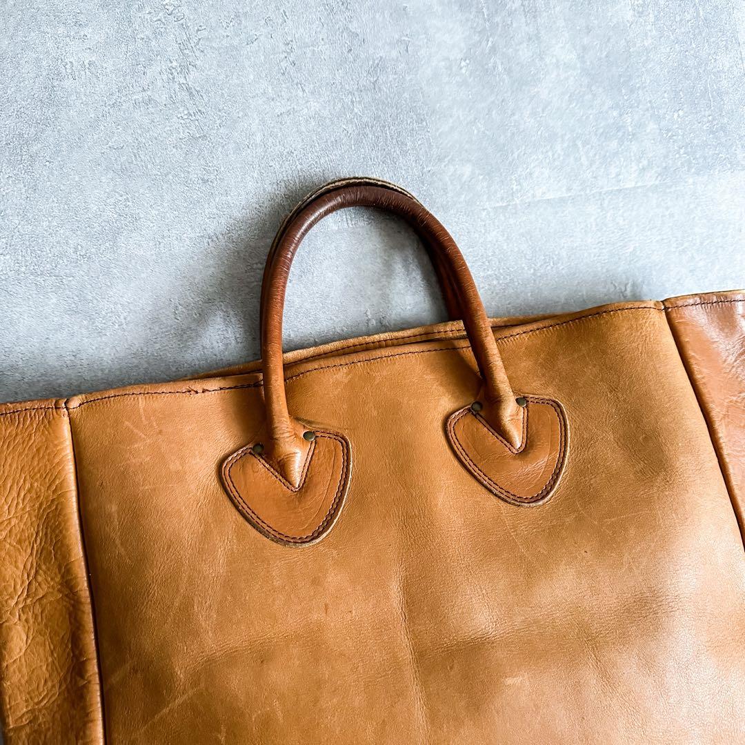 1960's~ L.L.Bean エルエルビーン 筆記体タグ レザートートバッグ