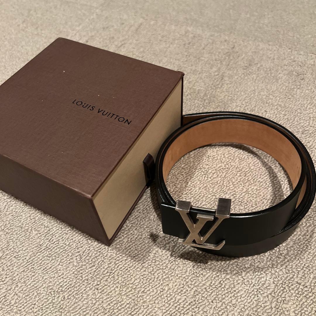 Louis Vuitton 黒 ベルト 90/36