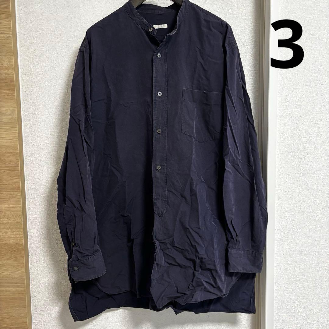 【名作良品】comoli コモリ バンドカラーシャツ 3
