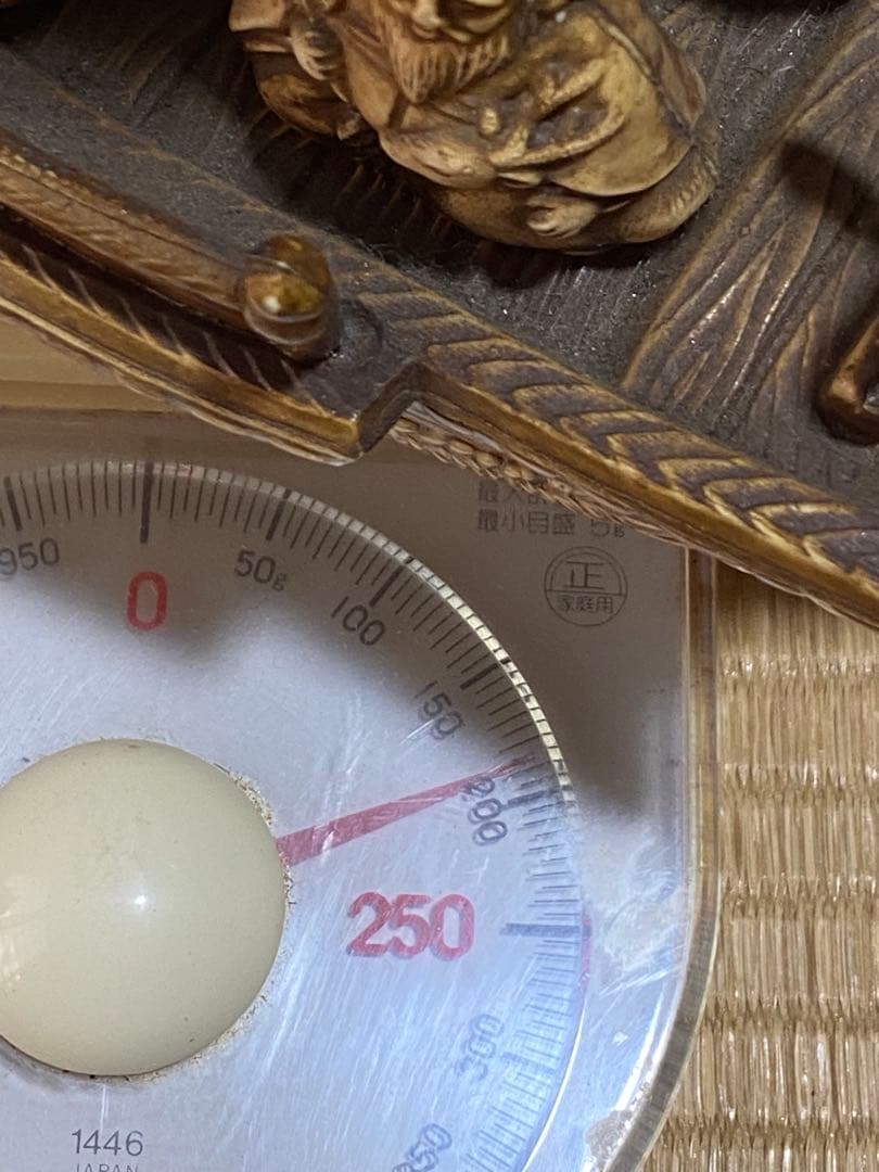 ♢セルロイド製 細密 龍に七福神宝船縁起物 置物飾り 富士山 鶴に亀