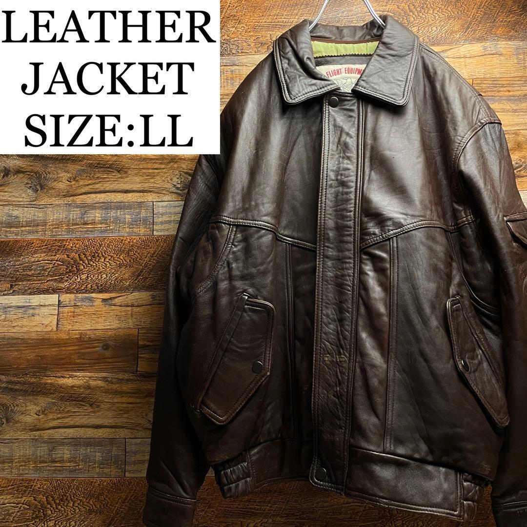90s レザージャケット y2k ボア 2ポケット A2ジャケット