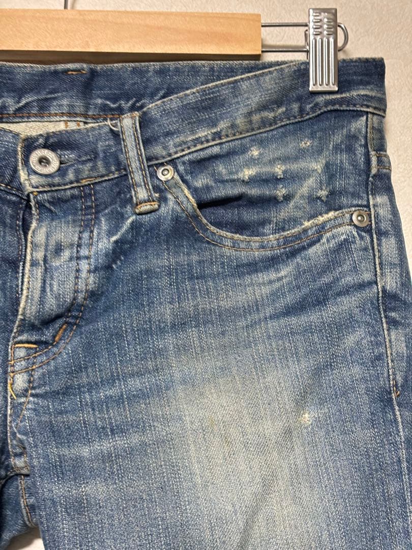 HYSTERIC GLAMOUR フレアデニム y2k ダメージ ローライズ