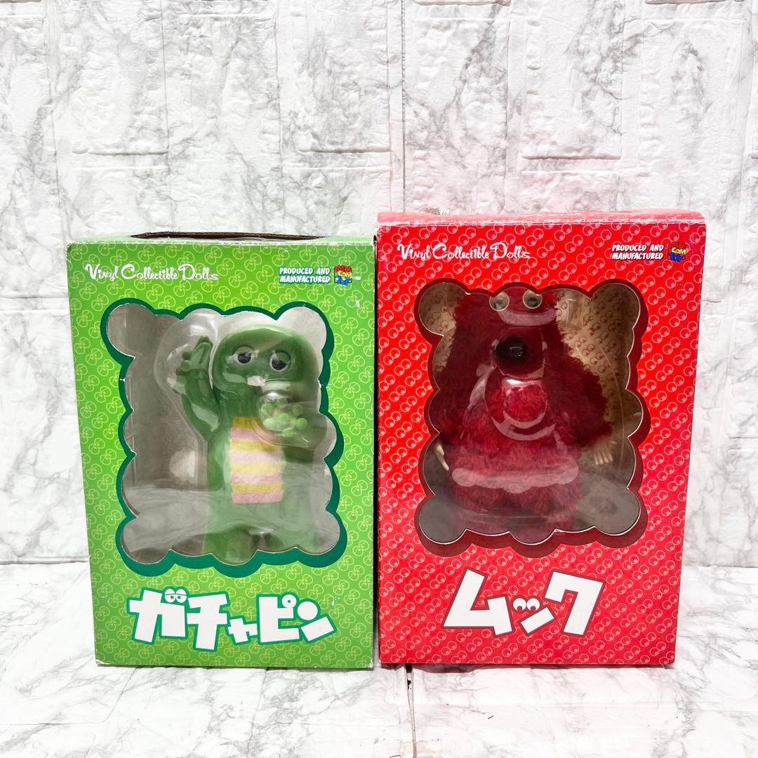 【未使用】ガチャピン ムック メディコムトイ フィギュア 2体セット MEDICOM TOY - ガチャピン ムック フィギュアの通販 by ru-ko's shop