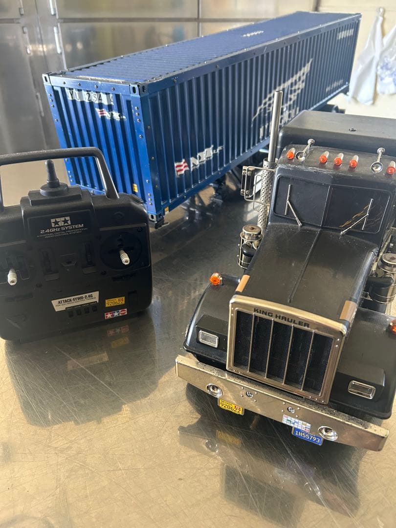タミヤ　キングハウラー ラジコン トラック コンテナ付き