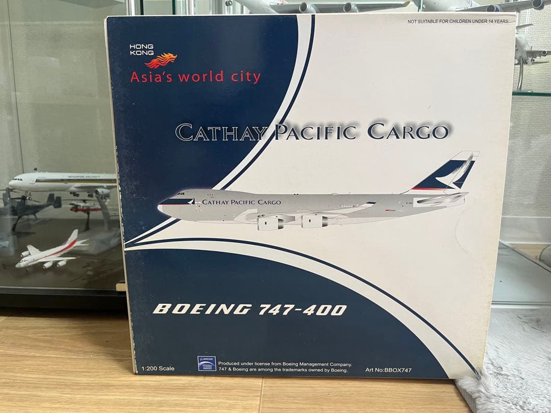 BBOX 1/200 キャセイパシフィック航空カーゴ B747-400F