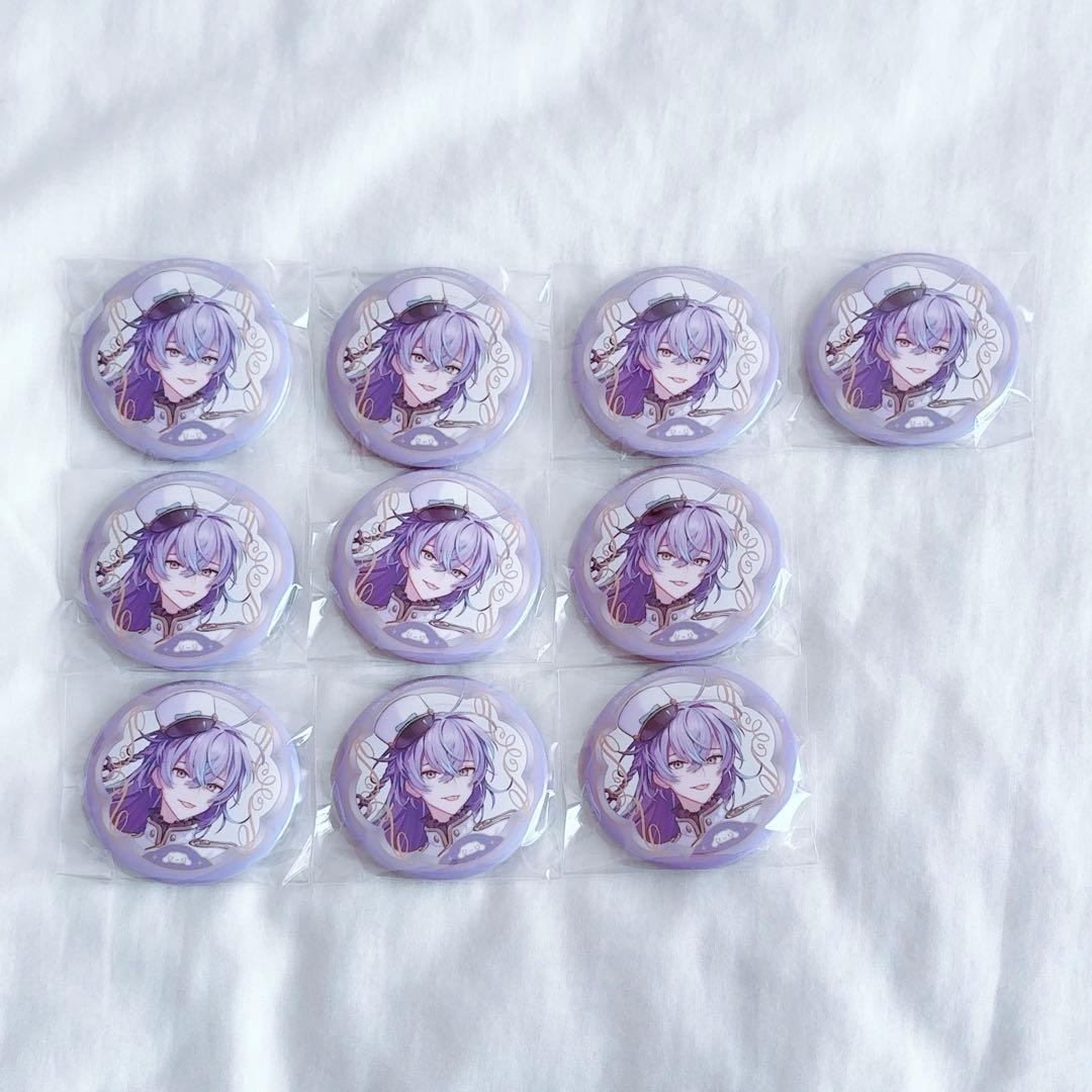 にじさんじ　Dytica✕サンリオ ランダムキラキラ缶バッジ　星導ショウ 10個