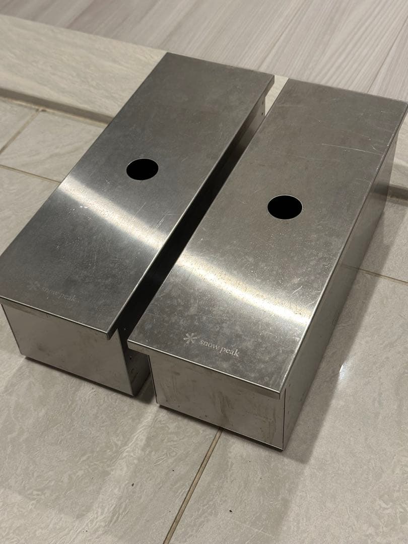 ステンボックスハーフユニット/スノーピーク/ peak/2個セット 楽天市場】[ck-025]snow peak(スノーピーク) ステンボックスハーフ