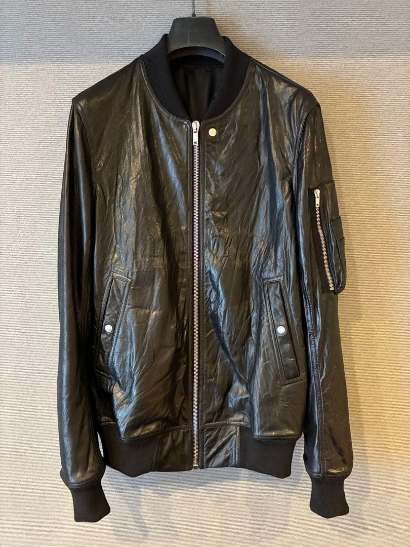 Rick Owens レザー classic flight ジャケット 24AW - メルカリ