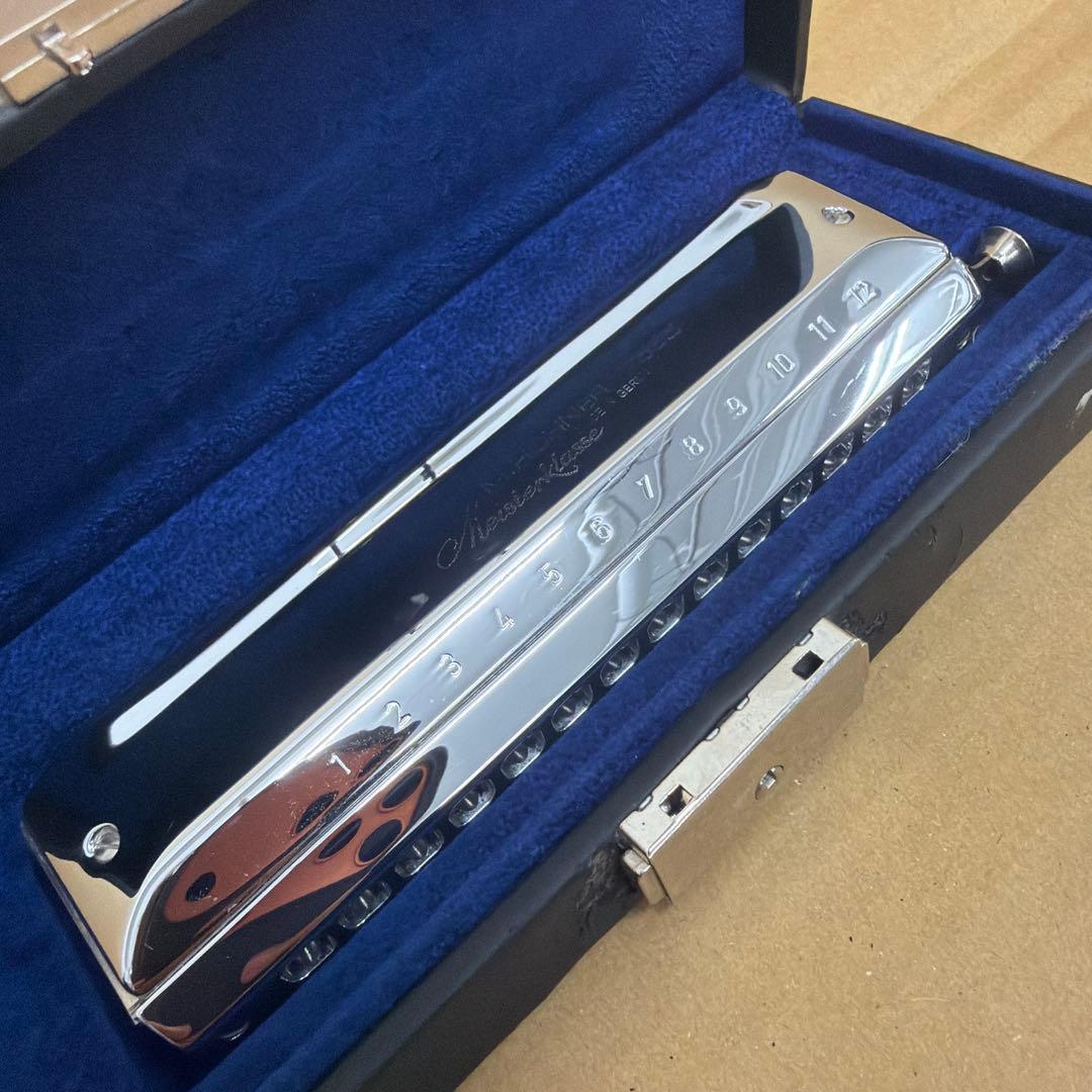 HOHNER 7565/56 Meister Klasse ケース付 MandoHarp - Hohner Chromatic Harmonica - 7565/56 Meisterklasse