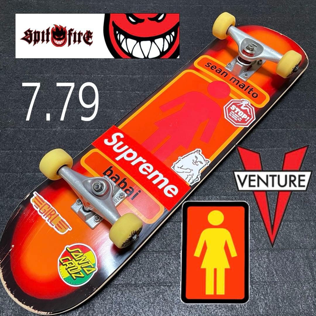 GIRL ガール　ベンチャー　スピットファイア　スケートボード　スケボー 8.25インチ】GIRL（ガール）- RISING〈SEANモデル〉デッキ スケボー