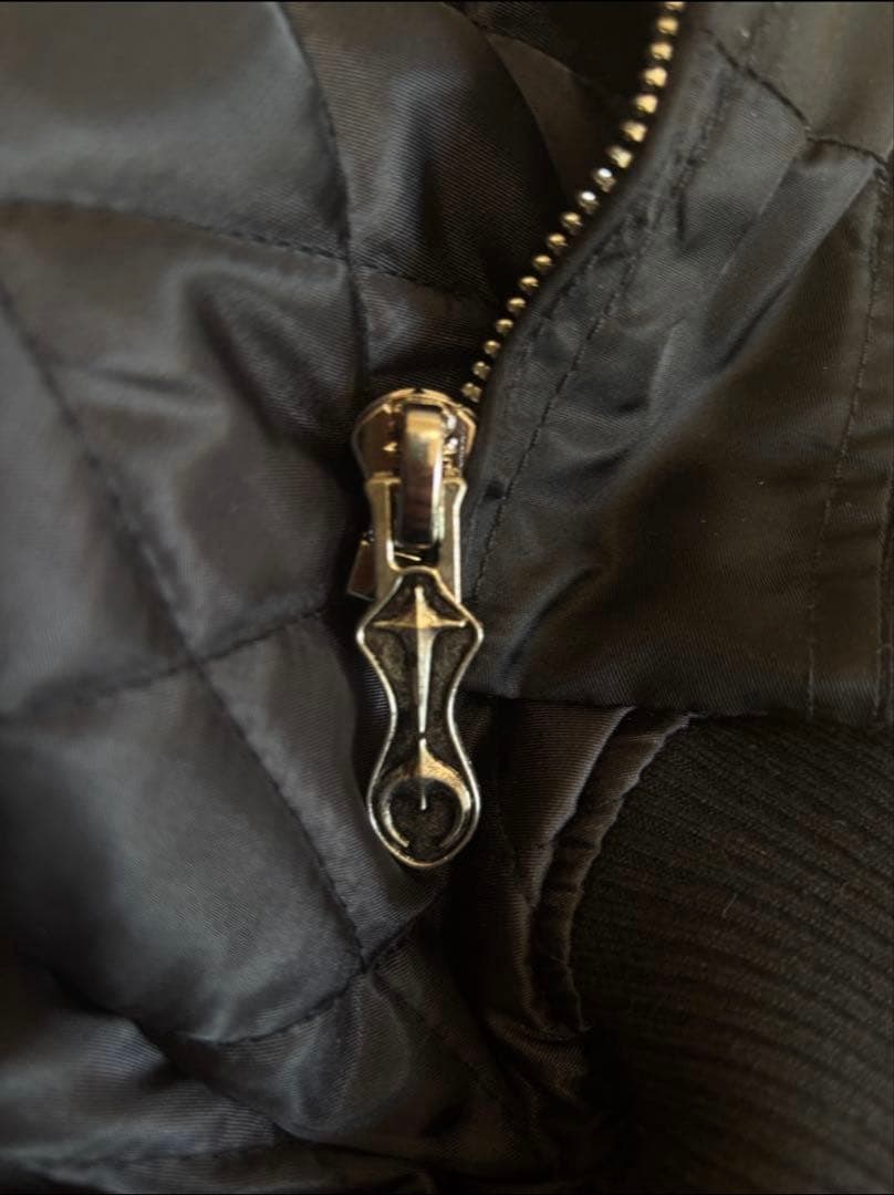 thug club 短丈 フライトジャケット ボンバージャケット スタッズあり