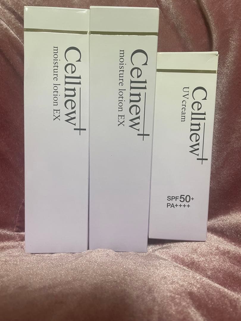 日焼け止め Cellnew moisture lotion EX & UV cream