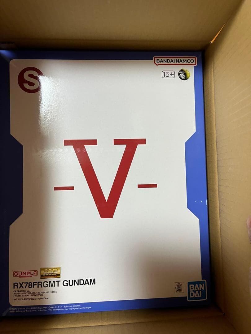 V.A.限定 MG 1/100 RX78FRGMT GUNDAM機動戦士ガンダム