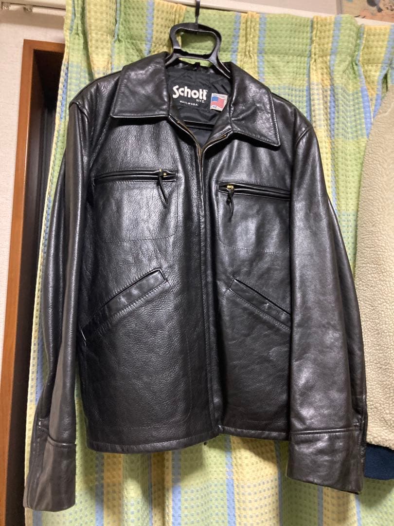 【即購入可】Schott ブラック レザー シングルライダース　634 楽天市場】schott 634の通販