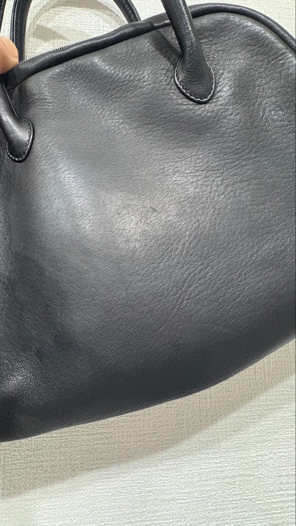 Aeta DA25 ボストンバッグ S 黒 レザーハンドバッグ 保存袋付き - メルカリ