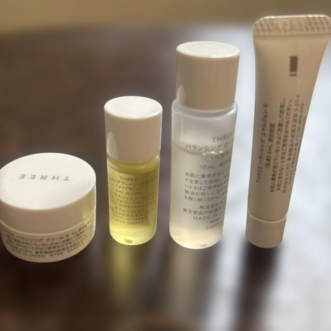 THREE バランシング トライアルセット 4点 - メルカリ