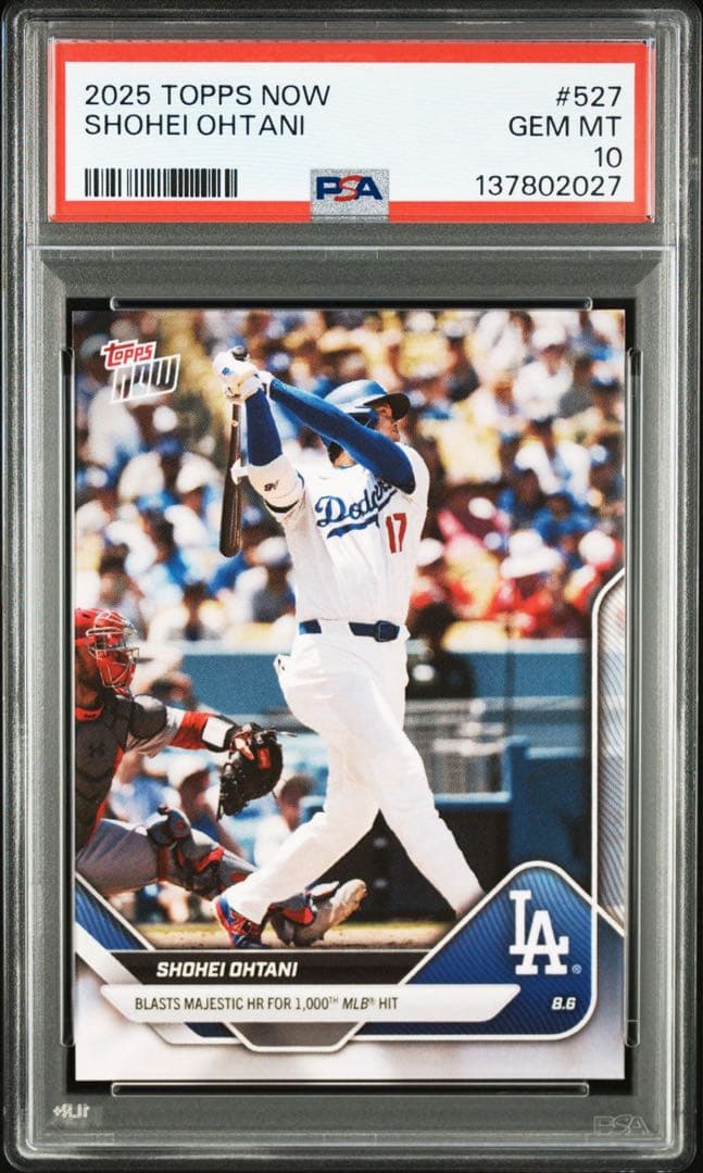 2025 Topps Now 大谷翔平 #527 PSA10 - メルカリ