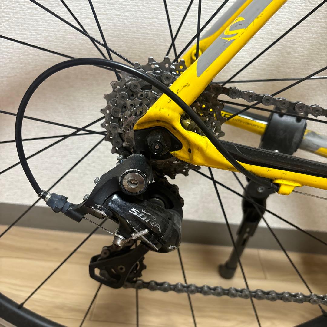キャノンデール caad8 48サイズ 8.8g イエロー ロードバイク