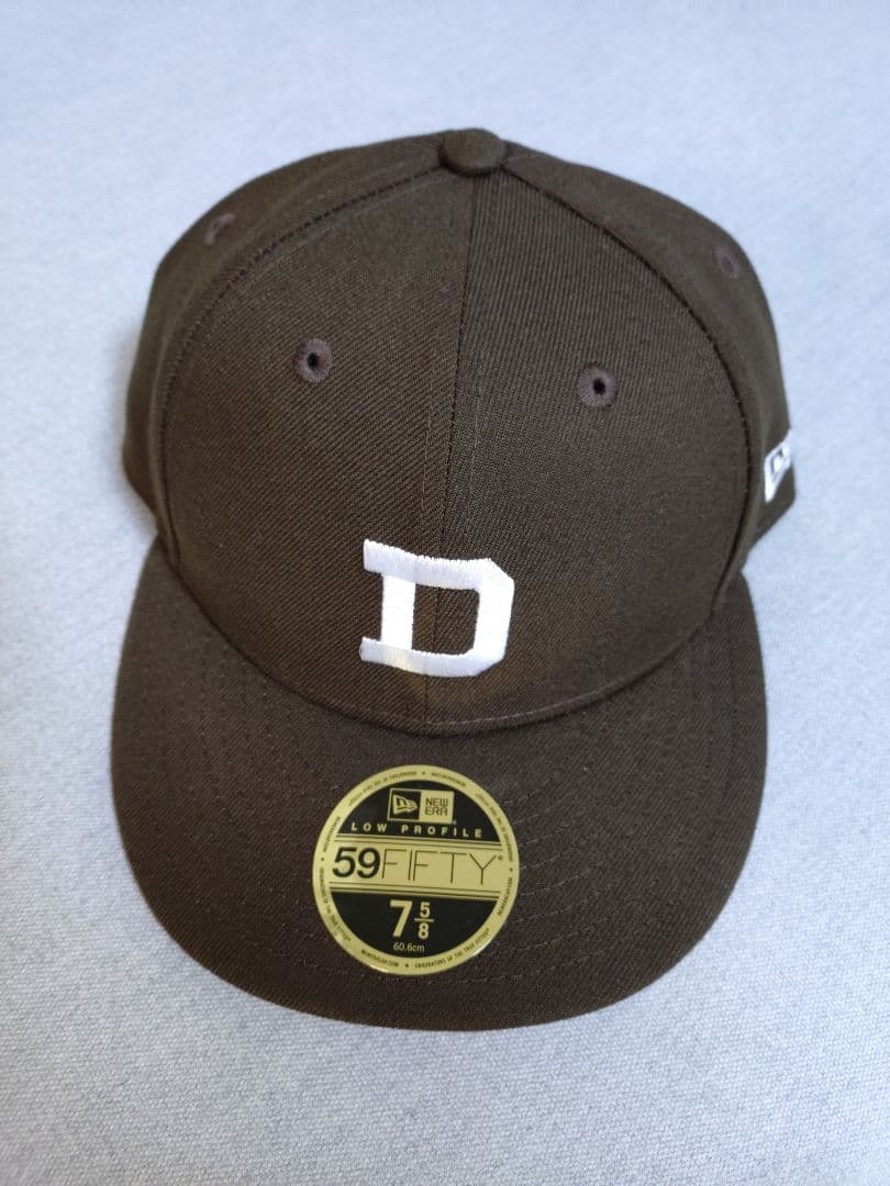 DESCENDANT 59FIFTY キャップ ブラウン 7 5/8 New Era 59FIFTY SDロゴ ブラウンキャップ7(55 8)｜Yahoo!フリマ（旧
