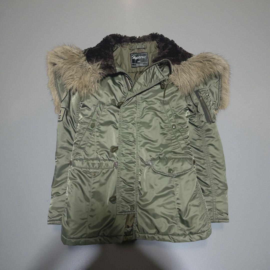 ヒステリックグラマー　美品　刺繍ワッペン　プリマロフト　N3B