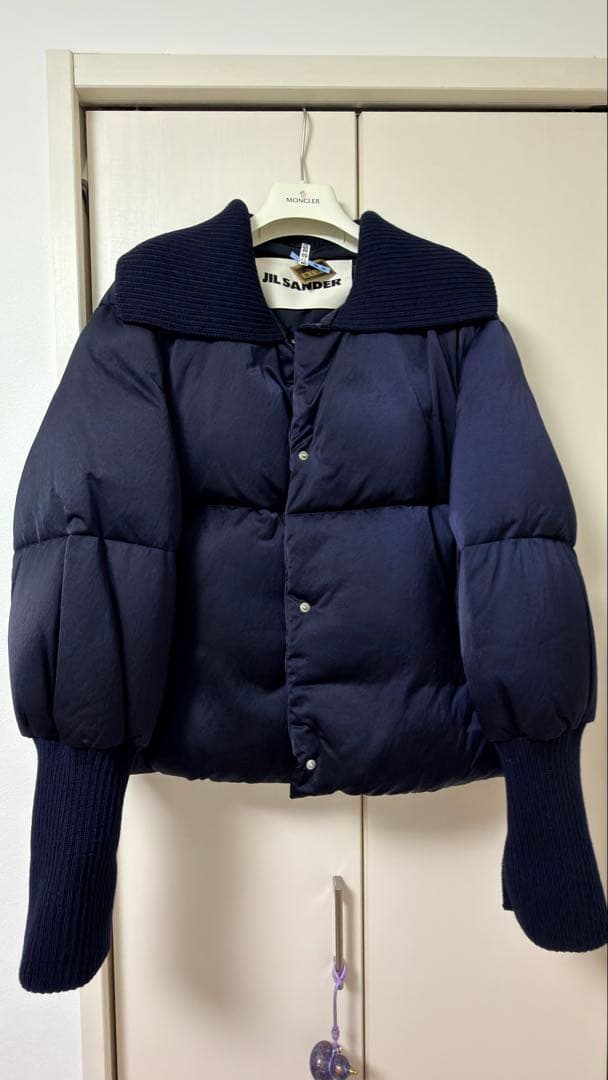 めめ　JIL SANDER ネイビー ダウンジャケット