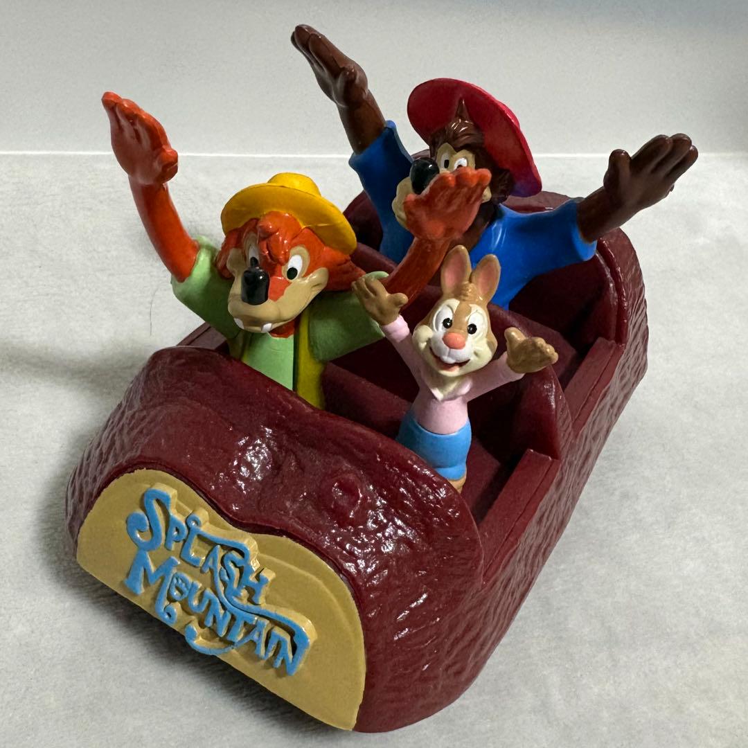 スプラッシュマウンテン プルバックトイ チョロQ ウサギどんキツネどんクマどん