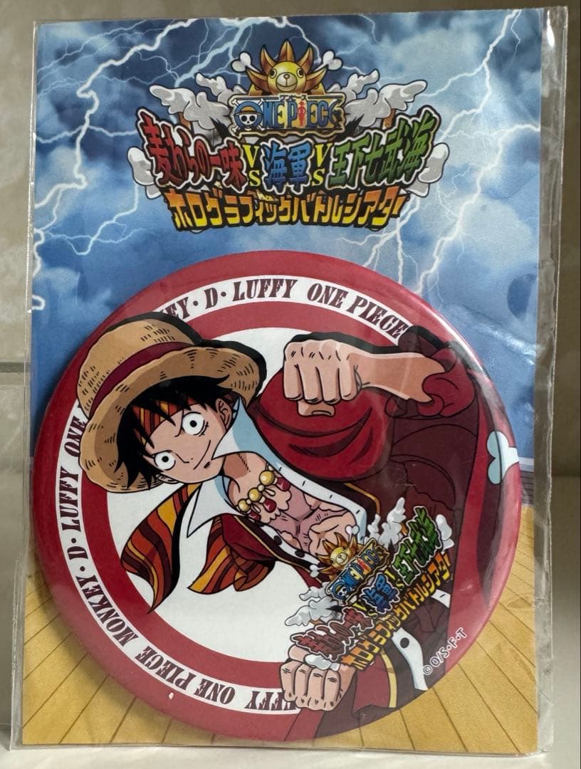 ONE PIECE フジテレビ バトルシアター ルフィ 缶バッジ - メルカリ