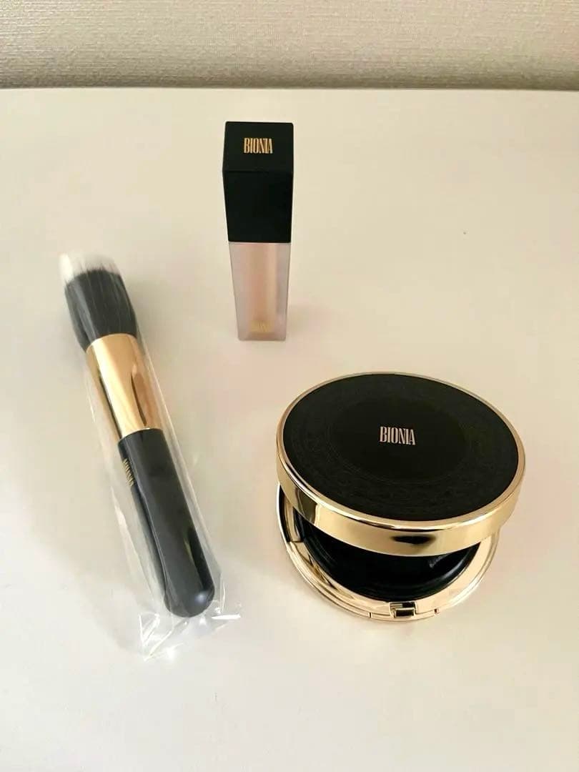 BIONA クッションファンデーション、コンシーラー、ブラシセット