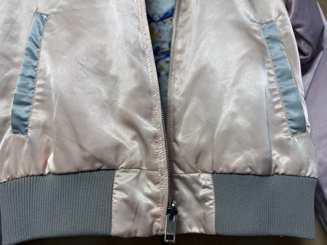 DIESELサテン 蛇刺繍 スカジャン リバーシブル 巳年 - メルカリ