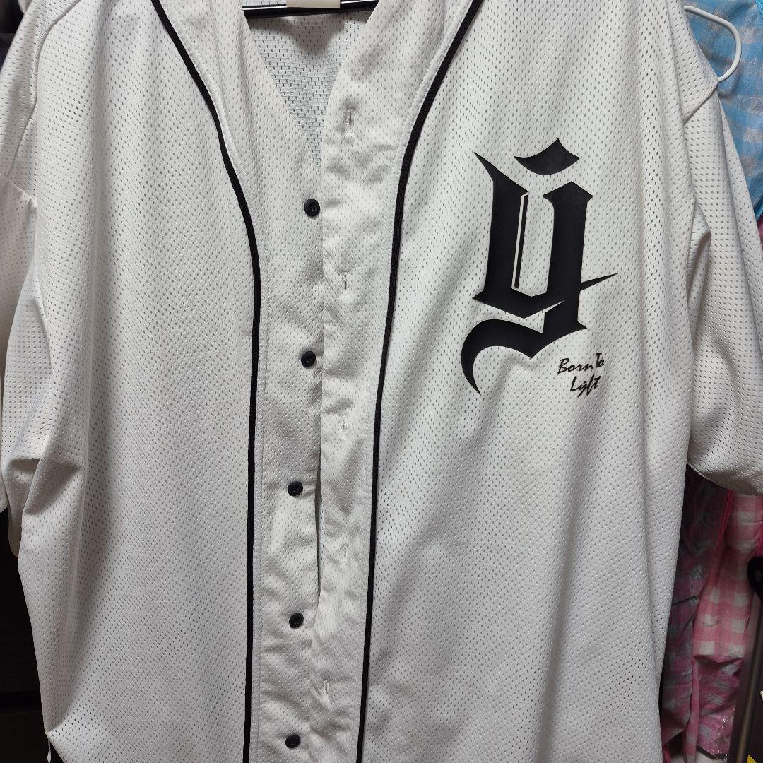 LYFT メッシュ半袖　ベースボールシャツ Lサイズ