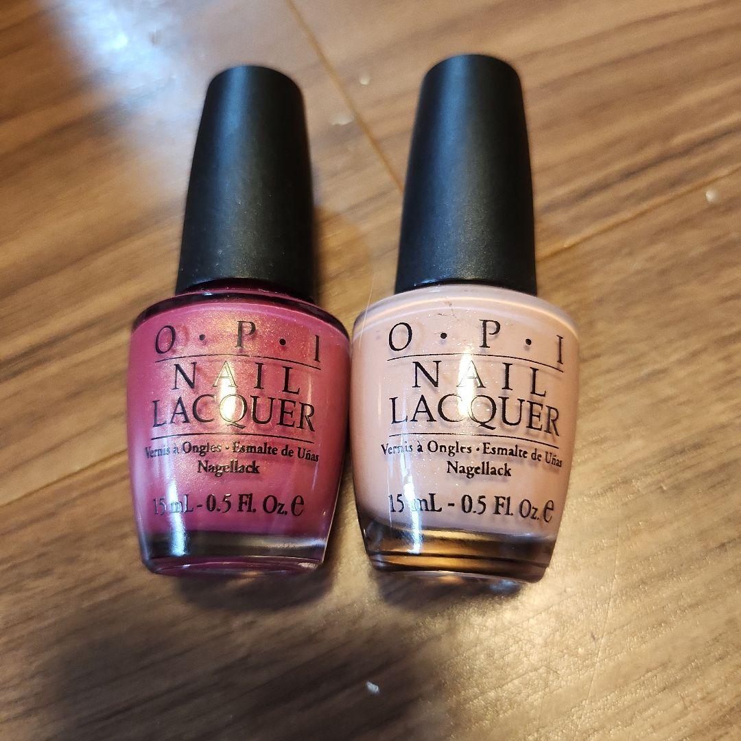 OPI ネイルカラー ローズピンク ベージュピンク ラメ入り マニキュア