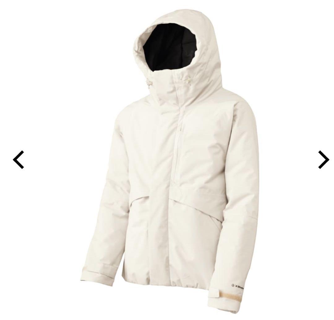 ワークマン　エックスシェルター　断熱　α 防水防寒ジャケット　アイボリー　S