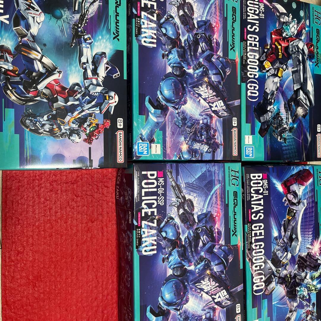 HG ジークアクス ガンプラ 5点セット ジークアクス」新作ガンプラ「HG エグザベ専用ギャン(ハクジ装備