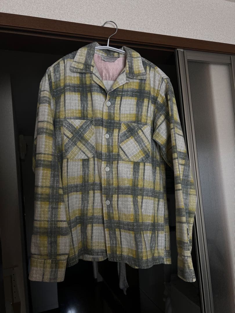 PENNEY’S 50s プリント ネルシャツ ヴィンシャツ ヴィンテージ