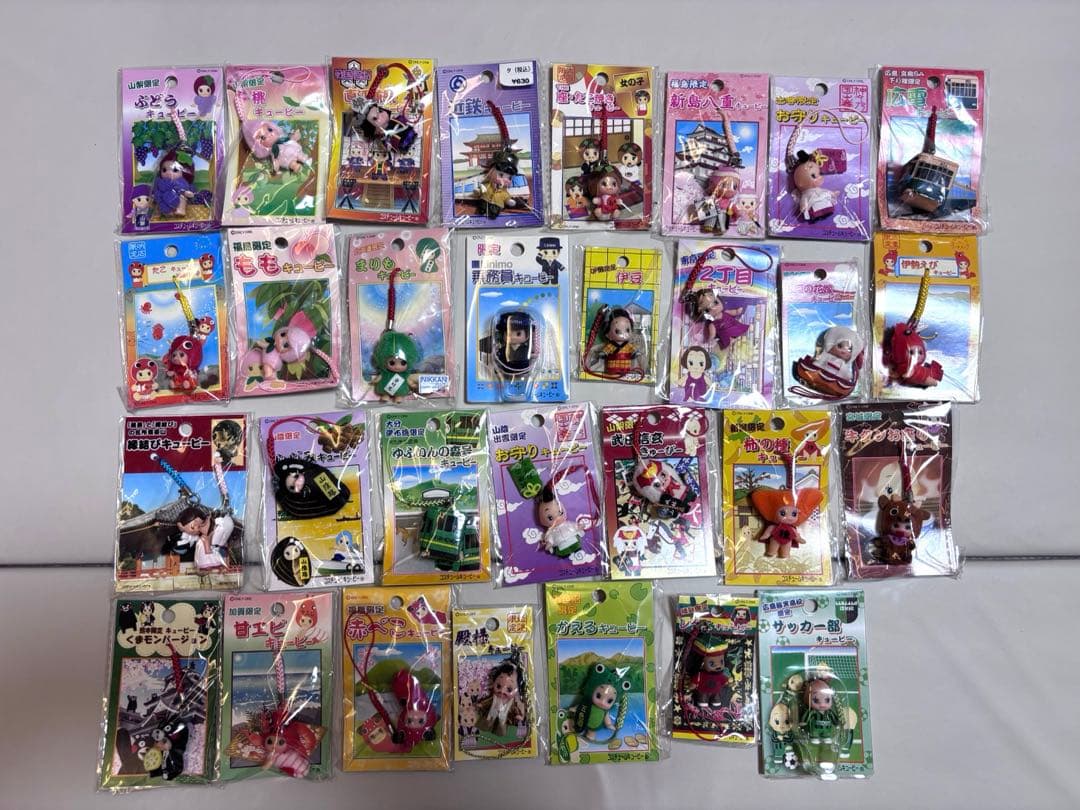 ご当地キューピー　まとめ売り　新品未開封30個➕使用品11個