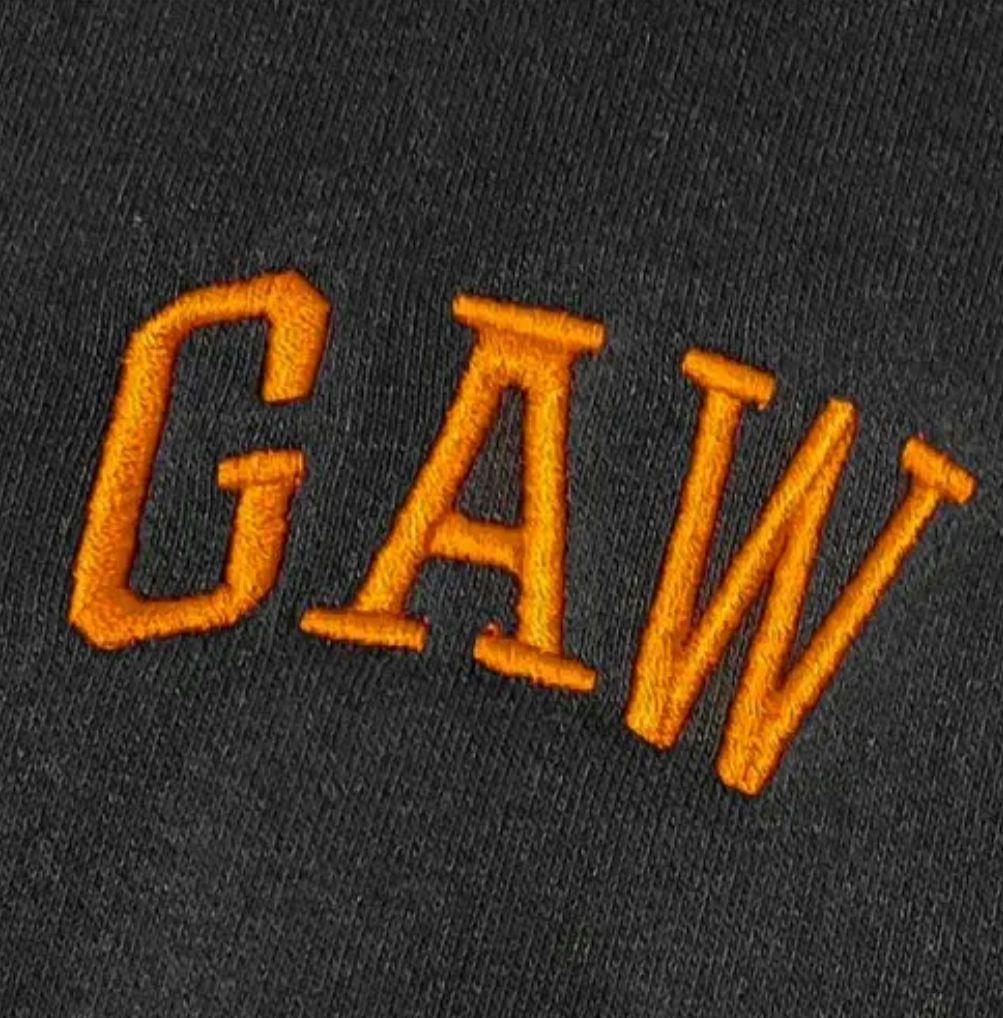 MAN WITH A MISSION GAW刺繍パーカー（オレンジ）XL - メルカリ