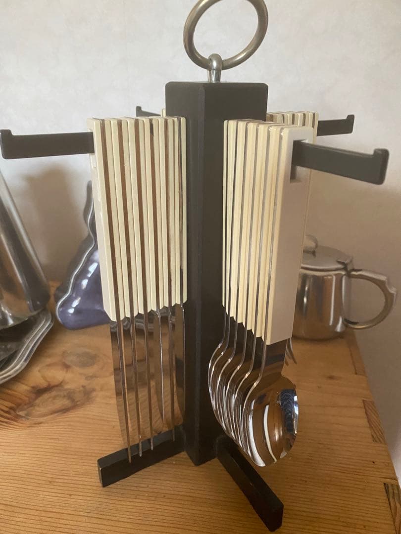 Boda buffe カトラリーセット スタンド付き レトロ ビンテージ カトラリースタンド 北欧 風 アンティーク 調 ヴィンテージ 陶器 瀬戸