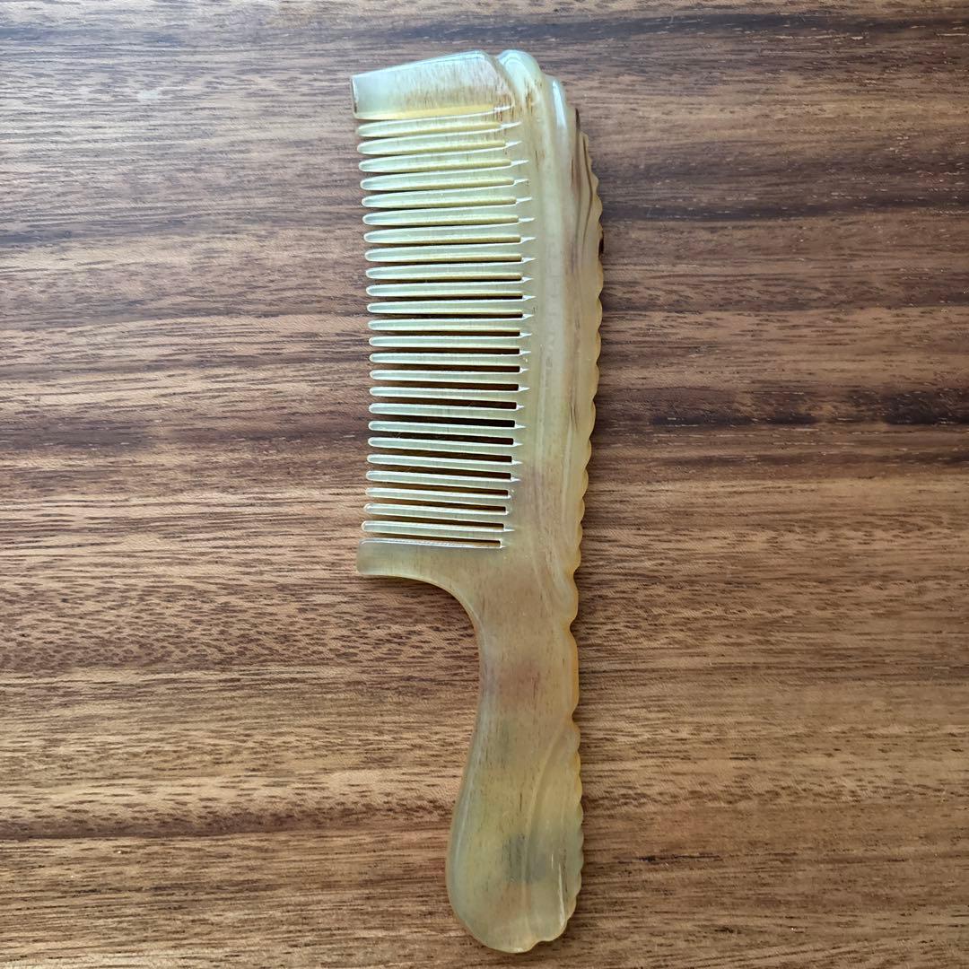 シープホーンコーム　羊角　天然角　ハンドメイド