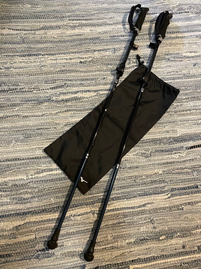 ミズノ　ウォーキングポール　折りたたみ式
