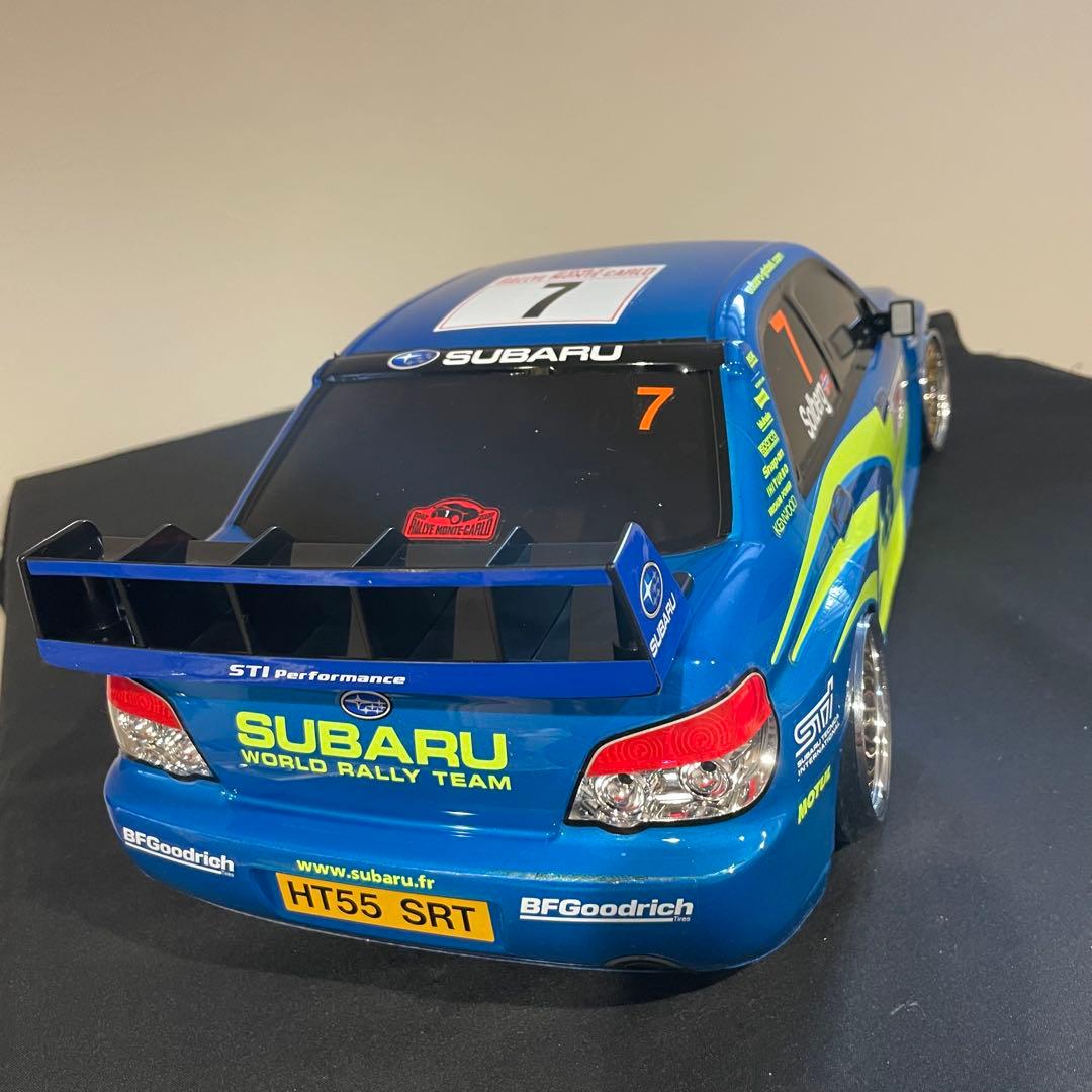 タミヤ スバル インプレッサ 1/10 ラジコンボディ 塗装済 ラリー 塗装