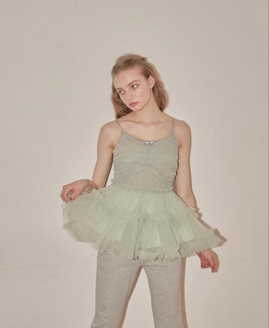 treat ürself fairy tulle peplum tops Ballerina fairy tulle peplum tops トリートユアセルフ｜Yahoo!フリマ
