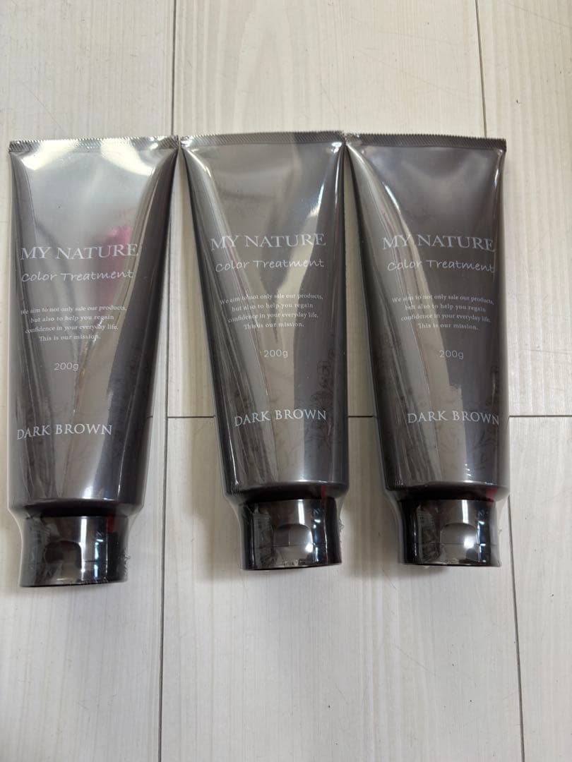 新品未開封 マイナチュレ カラートリートメント ダークブラウン 3本