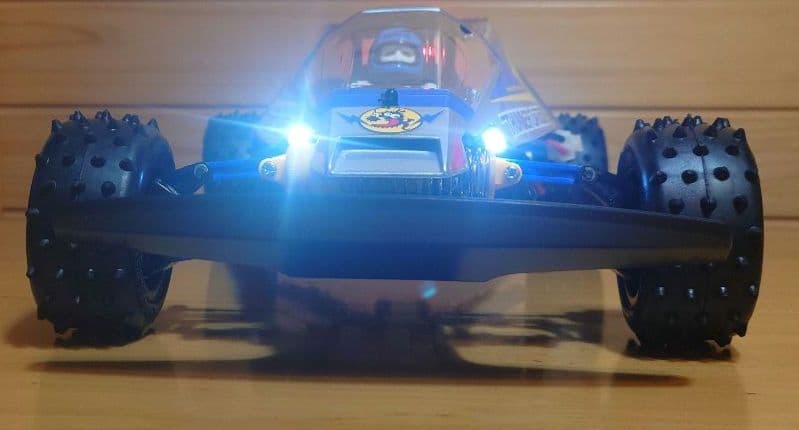 タミヤ電動RCカーNo.158サンダードラゴンLEDライト付プロポ…完成品