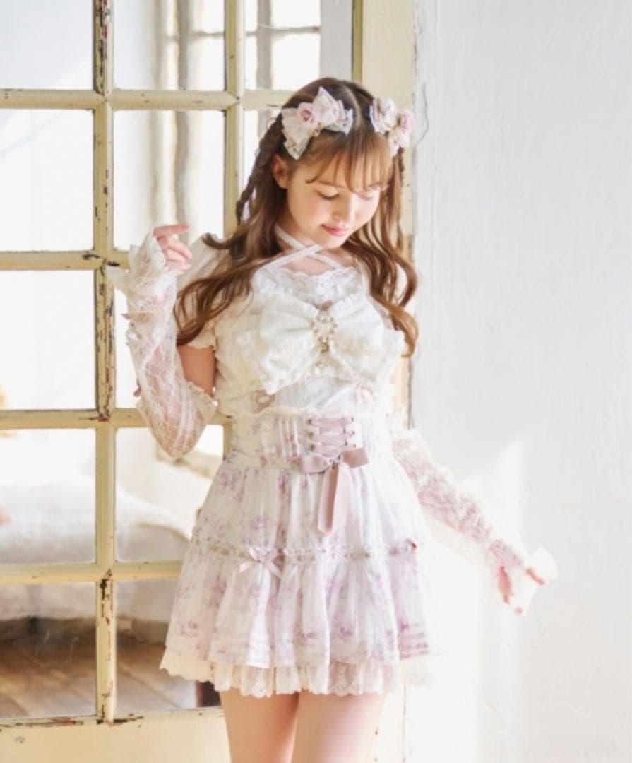 LIZLISA アームウォーマー付ビスチェトップス LIZLISA アームウォーマー付ビスチェトップス ブラック - メルカリ