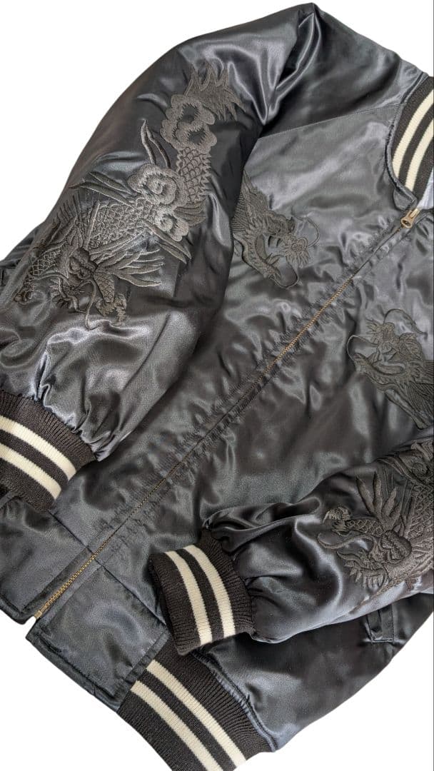 プリンス商会 スカジャン オールブラック 激レア 希少品 生産終了品