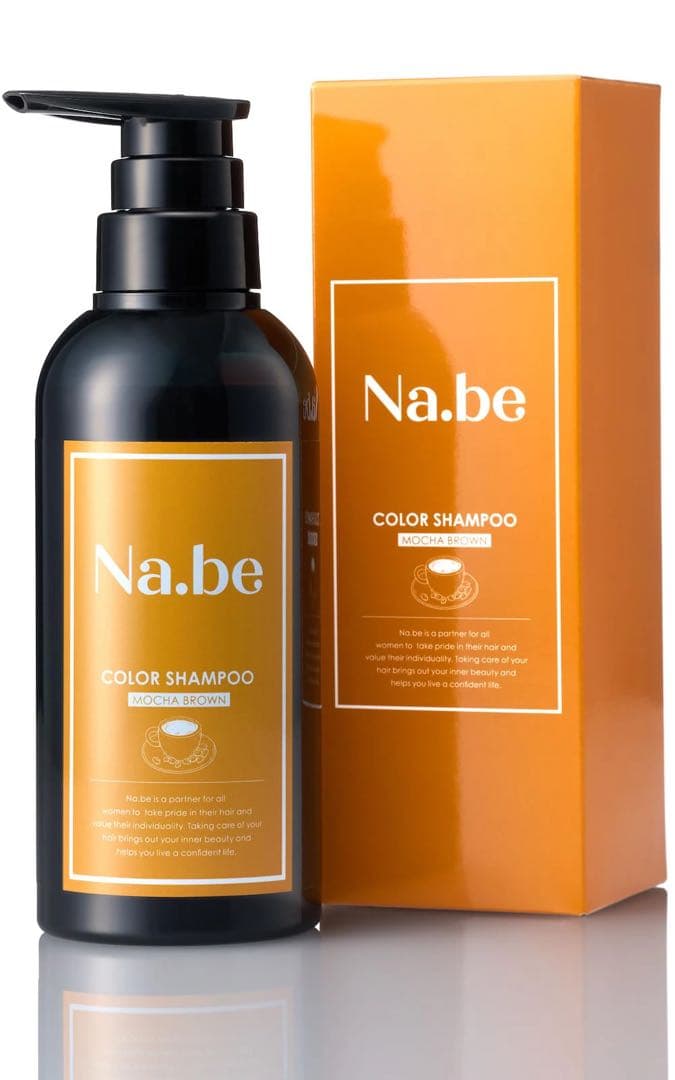 Na.be ヘアカラーシャンプー モカブラウン 詰め替え300ml - Na.be