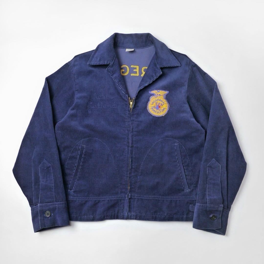 美品80s90sビンテージFFAファーマーズ ジャケット コーデュロイ古着 40