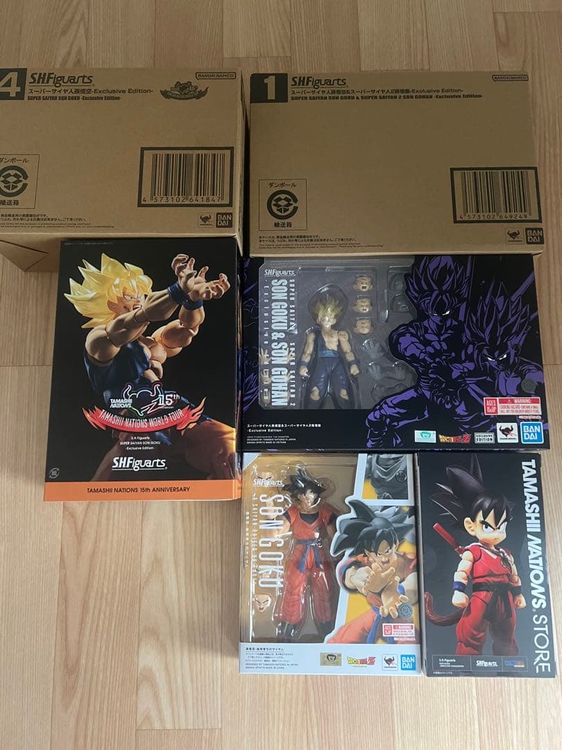 SHFiguarts ドラゴンボール フィギュア 4体セット
