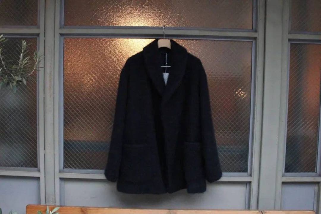 comoli コモリ　カシミヤショールカラーコート