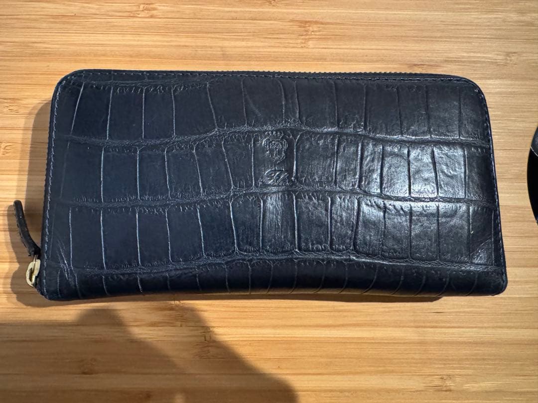 フェリージ　クロコダイル型押しレザー 長財布